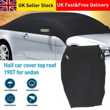 Half Car Cover Top Roof Sun UV/Rain Protection Waterproof Outdoor Universal