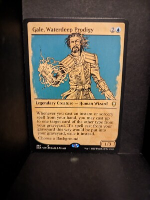 Gale, Waterdeep Prodigy Showcase  Commander Legends: Battle for Baldur's Gate
