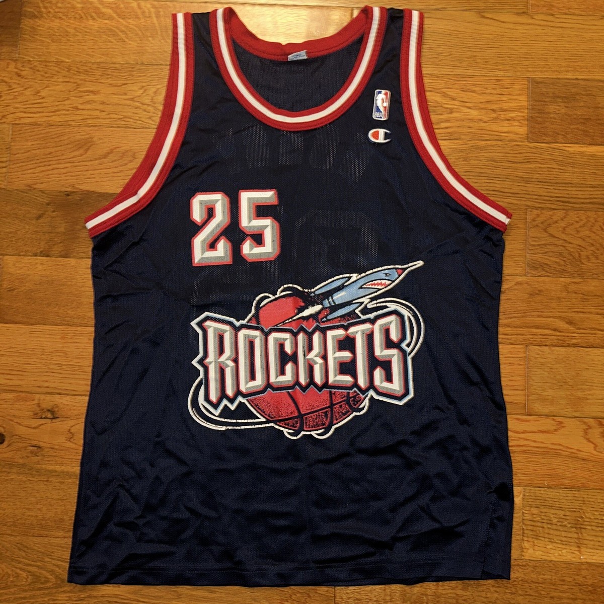 Champion Vintage Houston Rockets Robert Horry #25 Jersey | eBay