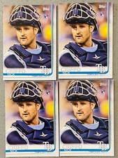 4x Lot 2019 Topps Series 2 Baseball MLB #457 Nick Ciuffo Base Rookie Card Rays