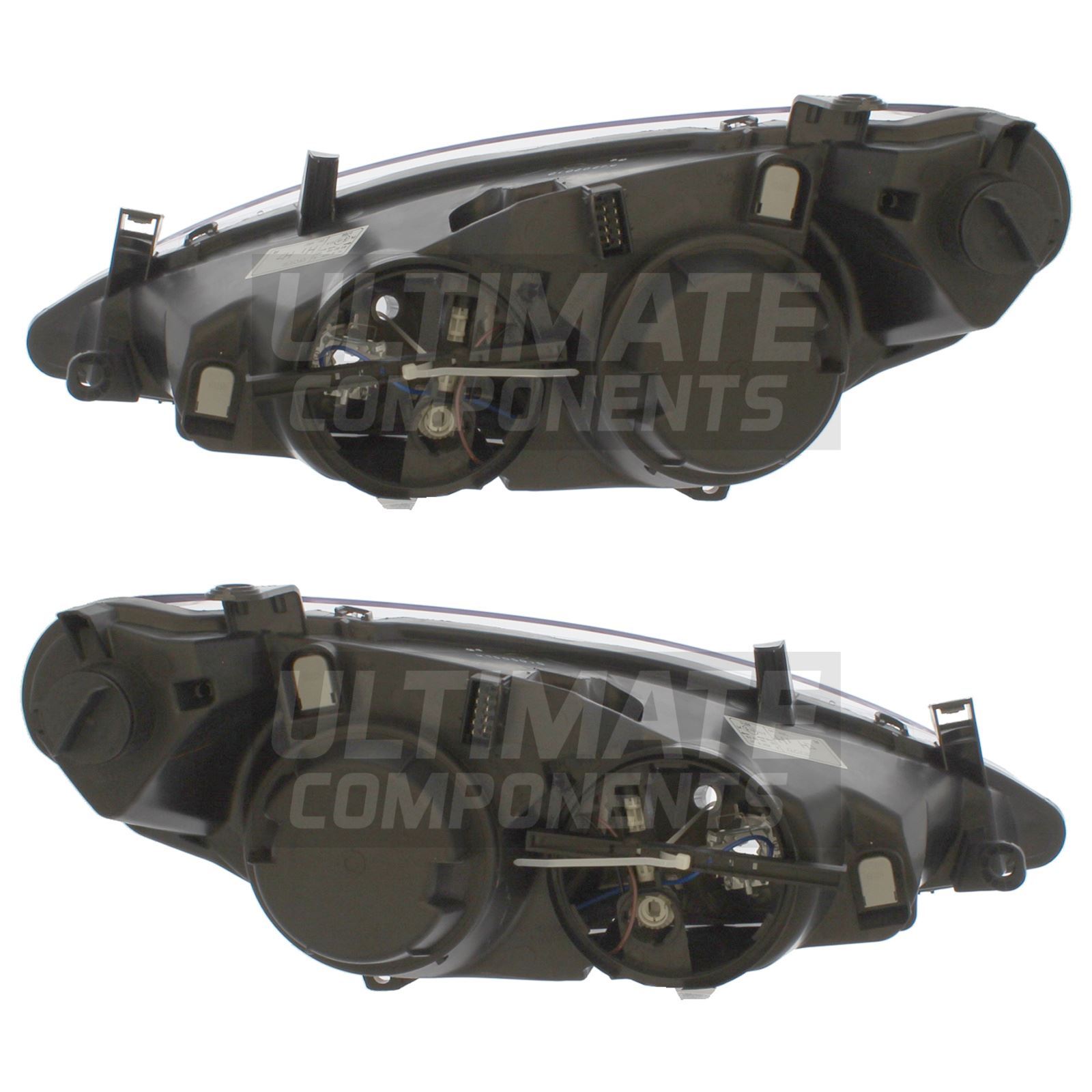 Peugeot 307 Headlights Hatchback 20012005 Headlamps With Fog 1 Pair