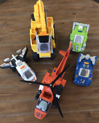 Lot Of 5 ~ Switch and Go Dinos ~ Dinosaur Transforms 2-in-1 Toy ~ V~Tech