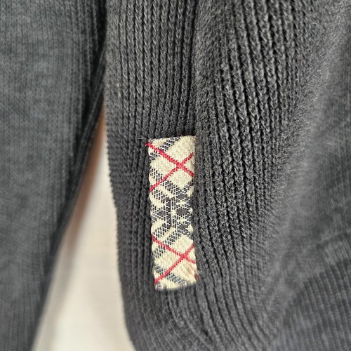 Sudadera Burberry London Para Hombre Pequeña Negra a Cuadros Nova Hombro Cremallera Completa - Imagen 10 de 20
