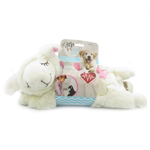 lamb dog toy with heartbeat