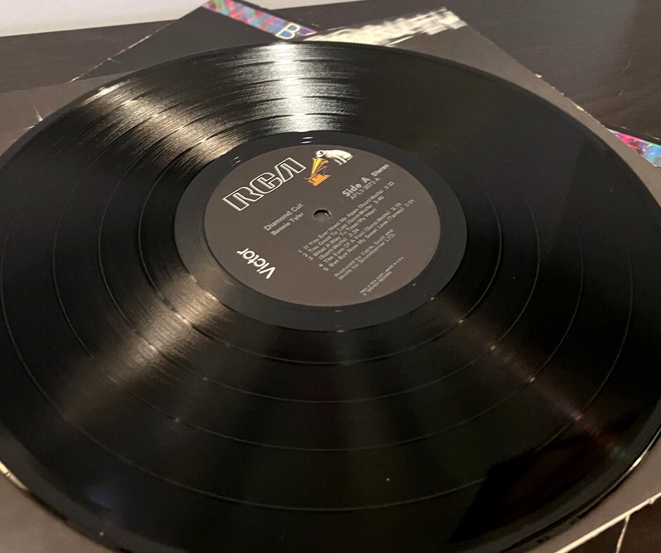 BONNIE TYLER - Diamond Cut (Radio Copy) - 12" Vinyl Record LP - EX - Image 3 of 3