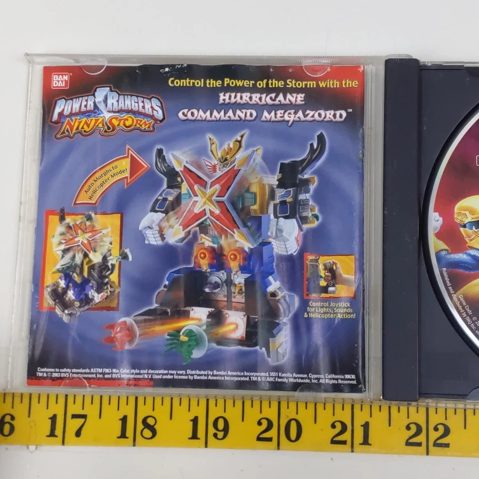 Power Rangers Ninja Storm ПК CD-ROM игра THQ 2004 Полный Протестирован Работает - Изображение 4 из 4