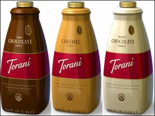 Torani 64 oz Dessert Flavoring Sauce Regular or Sugar Free (select flavor below)