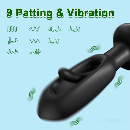 Anal Plug Vibrator Butt Flapping Vibrator Massager Adults Sex Toys for Women Men - Picture 2 of 8