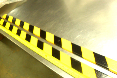 QTY 2  McMaster-Carr Safety Strips 39'' x 3/8'' Thick Peel and Stick on  NEW