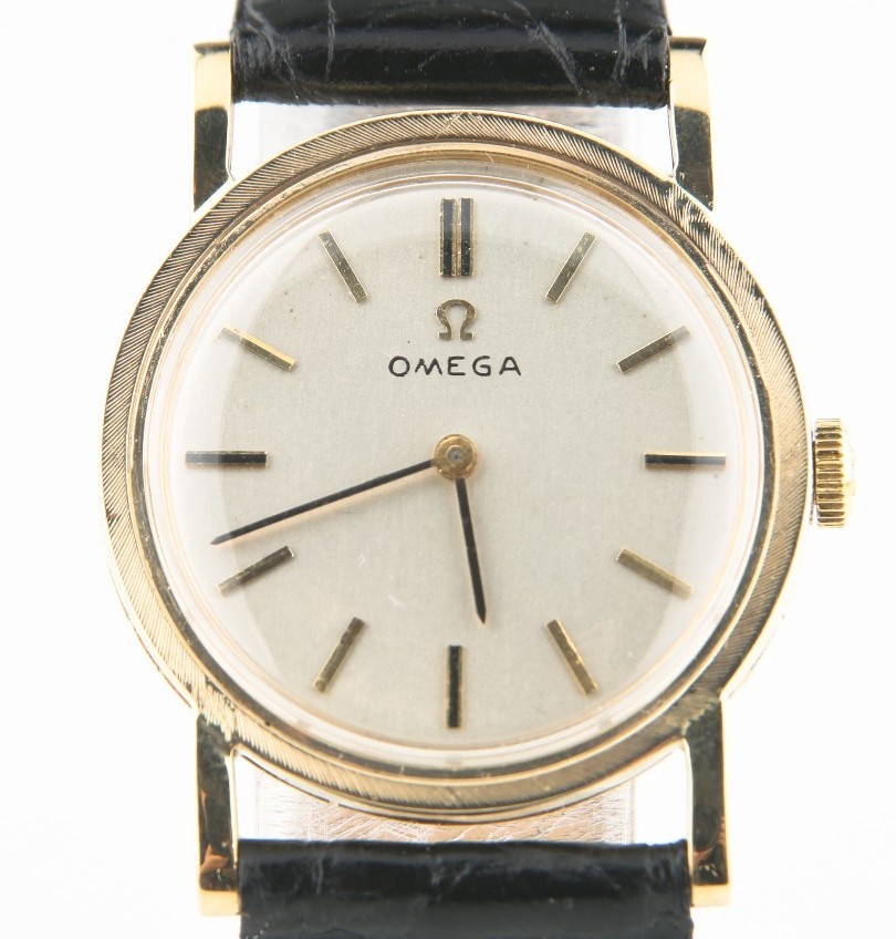 OMEGA ヴィンテージ　腕時計　14K GOLD Vintage Omega 14k Yellow Gold Hand-Winding Mechanical Watch w