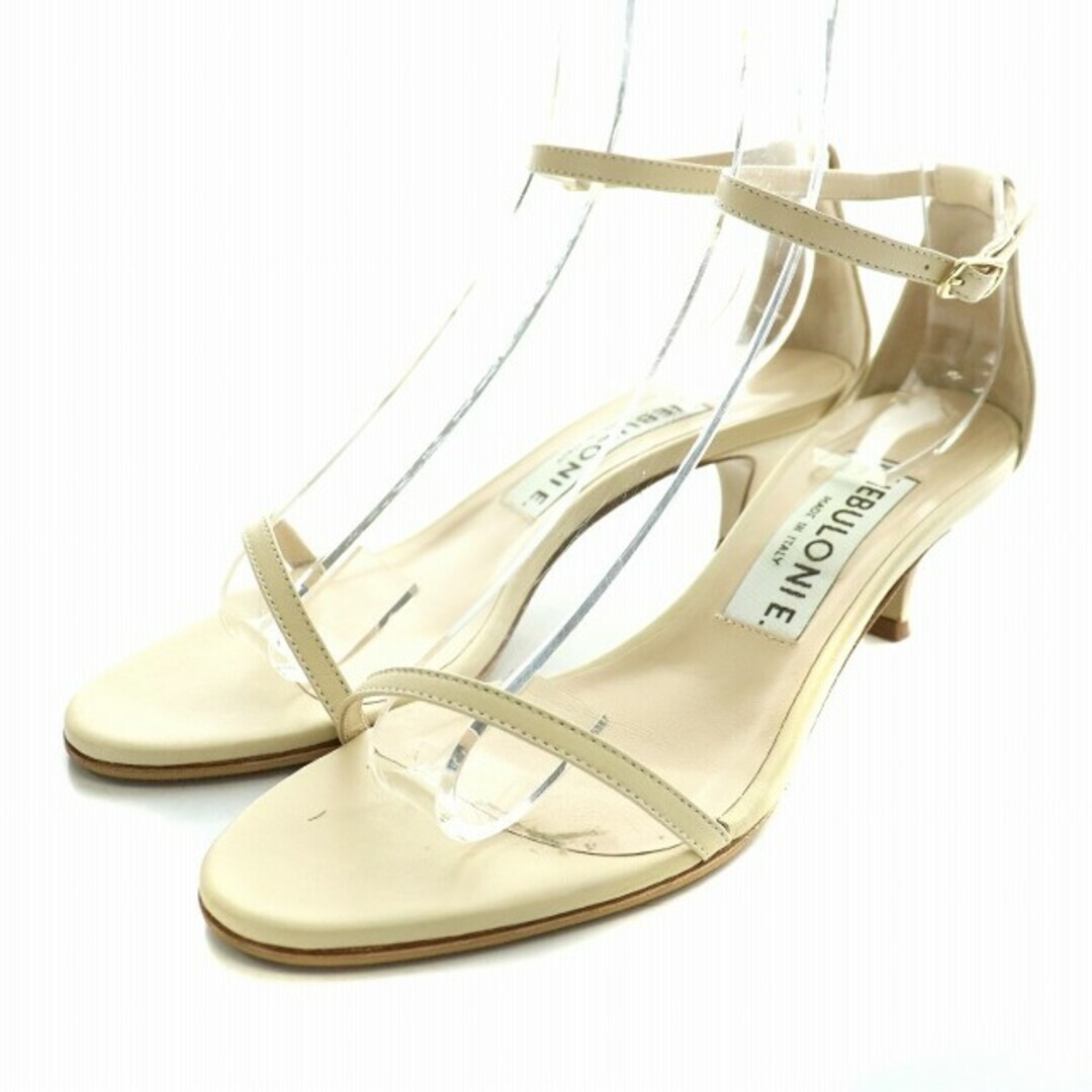 Nebuloni Ankle Strap Sandals Leather Heels Vibram 37