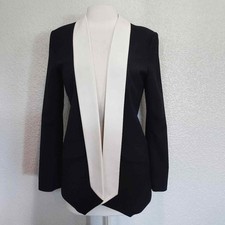 Mason Black Tuxedo Blazer Jacket Size 8