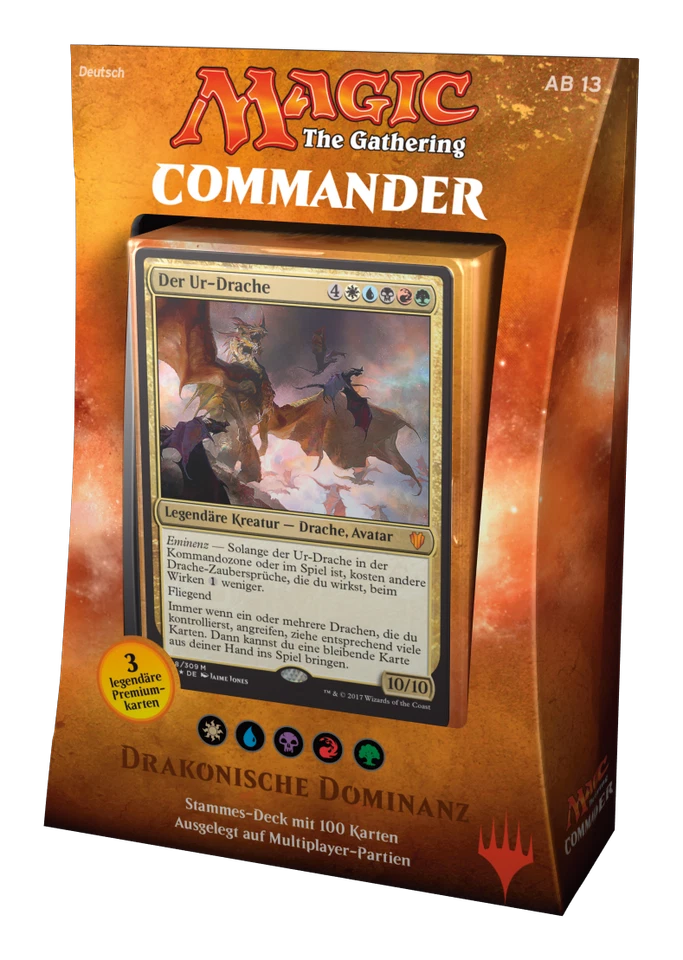 GERMAN Magic MTG 2017 Commander C17 Draconic Domination Deck The Gathering NIB - Image 3 of 4