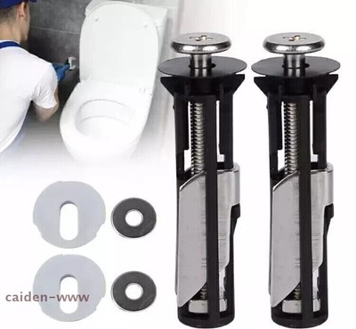 2-6x Hochleistungs-Universal-Toilettensitz-Befestigungschrauben-Satz  kompatibel