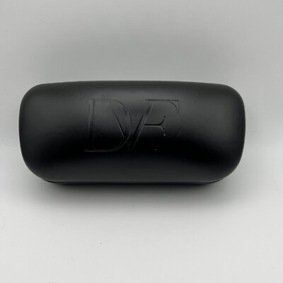 ?️Diane Von Furstenberg DVF Black w/Pink Sunglasses Hard  display picture 2