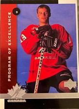 Abe herbst Program of excellence Upper Deck hockey card collectible