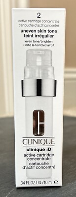 Clinique ID Active Cartridge #Concentrate 2 ~ for Uneven Skin Tone 0.34 oz, NIB