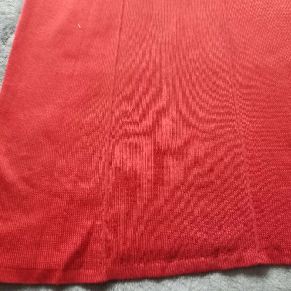 Adrienne Vittadini Vestidos Talla 10 Rojo Manga Larga Tejido Suéter Vestido Informal Foto 4 de 4