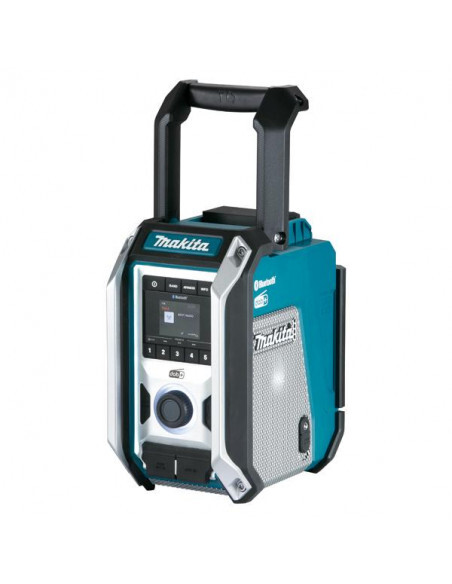 Radio de chantier Makita DMR115 récepteur numérique DAB+ et FM sans fil étanche