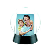 Photo Snow Globe With Black Base Photo Snow Globe With Black Base
