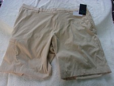 NWT Callaway polyester golf shorts, men's 34, 36, 38, 40, 74, 9 in. ins., tan