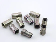 RG6 O-Ring TV HDTV Cable F Type Crimp-On Connector 10-PACK - Sold by W5SWL