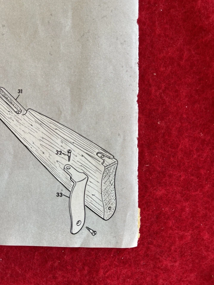 Navy Arms Model 66 Yellowboy Rifle VTG 1979 Exploded Views Parts List - Image 3 of 4