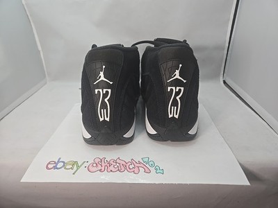 Size 9 - Air Jordan 14 Retro Black White for sale online | eBay