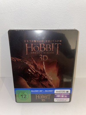 Der Hobbit Smaugs Einöde 2D/3D Extended Edition STEELBOOK - Blu-Ray - NEU&OVP