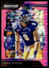 2019 Panini Prizm Draft Picks Prizms Pink Pulsar Adam Thielen #4