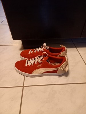 PUMA Suede Sneaker Rot 38,5 3x Getragen Top Zustand
