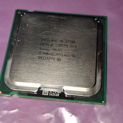 Intel Core 2 Duo E7400 SLGW5 2.80GHz 2-Core LGA775 1066MHz 3MB CPU Processor