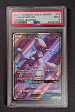 2017 Pokemon Mewtwo GX 72/73 Sun & Moon Shining Legends Full Art PSA 9 MINT on eBay