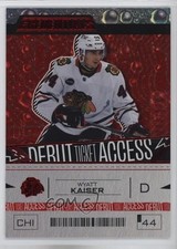 2023 Upper Deck Credentials Debut Ticket Access Red /349 Wyatt Kaiser #145 0m4f