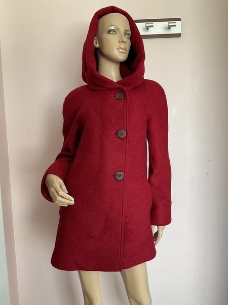 Women Navyboot Coat Red 36 / S / 44