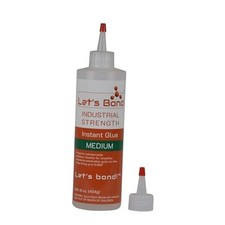 Let's Bond Professional Grade Instant Glue, Medium Premium Cyanoacrylate, 16 oz
