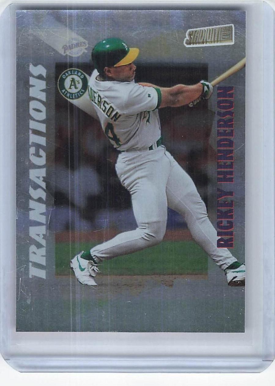 1998 Stadium Club #386 Rickey Henderson