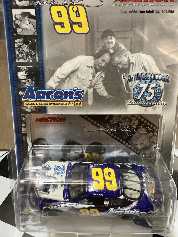 Michael Waltrip #99 Aaron’s 3 Stooges 2003 Acción 1/64 Nascar Diecast Foto 3 de 4