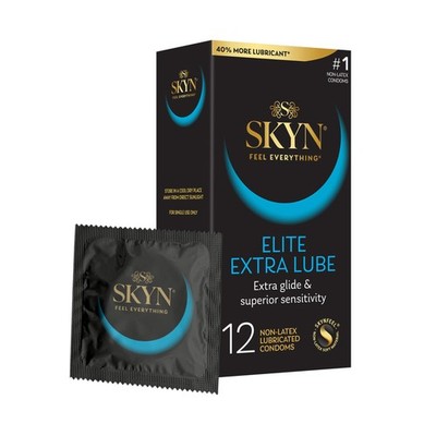 SKYN Elite Extra Lube Condoms   12 Count   12 (Pack of 1), Transparent
