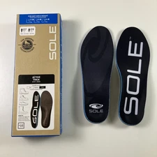 SOLE Active Thick Insoles Arch Support Men Women Size M 7 W 9