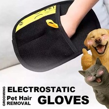 Pet Hair Removal Glove for Dogs  Cats, Magic Brush Gloves for Furniture US