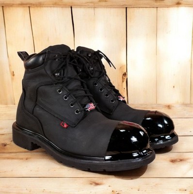 Red Wing 4217 Waterproof Boots with Tuff Toe Size 9 Wide (Steel