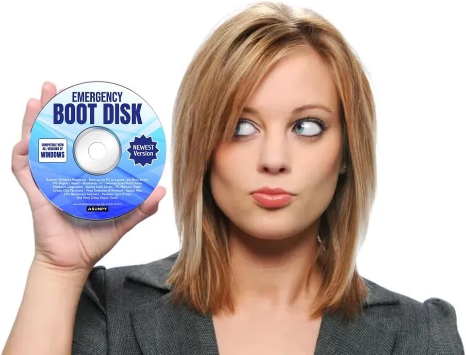 Emergency Boot Disk CD DVD PC Repair Diagnostics Recovery For Windows 11, 10,8,7 - Image 2 of 4