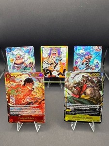 One Piece TCG OP16 Ace Buggy Teach Gold Don Special Alt Art Card Lot x5 NM