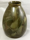 Vintage 1930s RED WING Art Pottery Bulbous Vase #212 NOKOMIS Glaze 10 1/2" Tall
