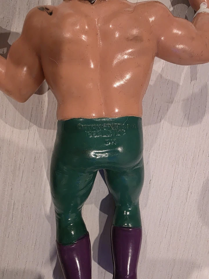 Figura de acción de lucha libre Jake The Snake Roberts con Damien 1987 WWE WWF envío gratuito Foto 3 de 3