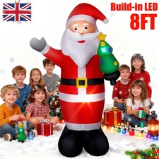 Image of 8FT Giant Inflatables Santa Claus Christmas Giant Santa Claus Xmas Decor..