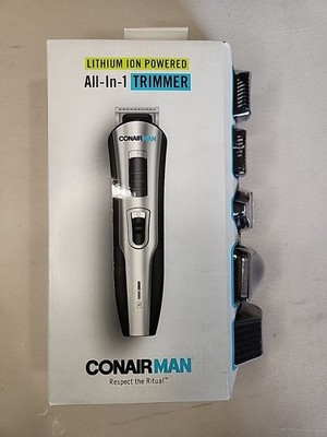 ConairMAN Lithium Ion All In One Beard And Mustache Trimmer Kit New