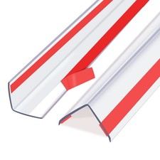 Clear Self Adhesive Wall Corner Protectors, Thickened L-Shaped Peel and Stick...