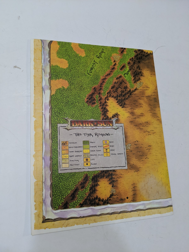 AD&D 2nd Edition Dark Sun Box Set - Mostly complete, see pictures TSR - Picture 7 of 9